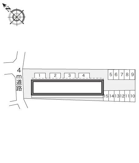 ★手数料０円★倉敷市青江　月極駐車場（LP）